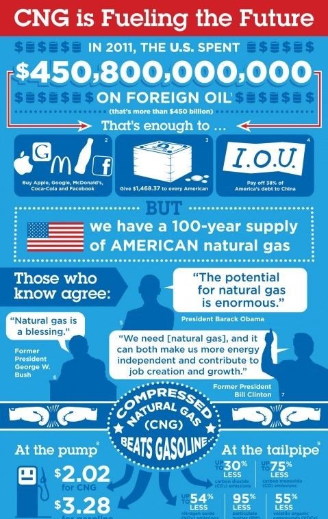 American data of Natural Gas