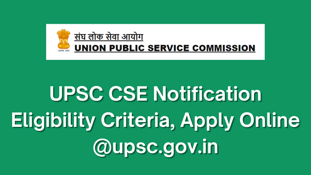 UPSC CSE Prelims Exam Date 