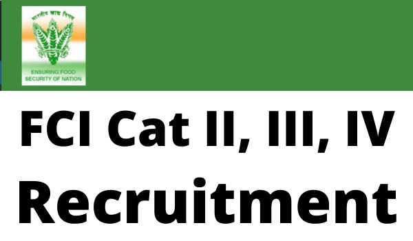 FCI Recruitment 